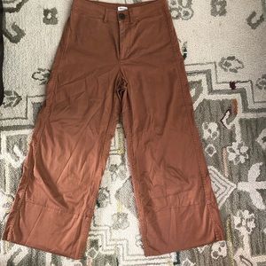 Madewell Wide leg crop Chinos